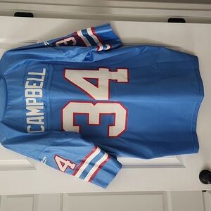 Earl Campbell Houston Oilers NFL Throwback Jersey 34 Size XXL